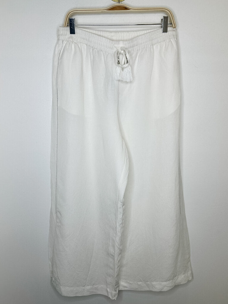 Linen Weekender Wide Leg Pants (NWT, orig. $138)