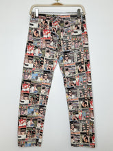 Load image into Gallery viewer, Tabloid Print Jeans (orig. $195)
