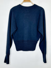 Load image into Gallery viewer, Cotton + Wool Blend Long Sleeve Lace Front Sweater (orig. $385)
