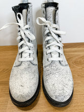 Load image into Gallery viewer, Veronica Distressed Leather Combat Boots (orig. $298)
