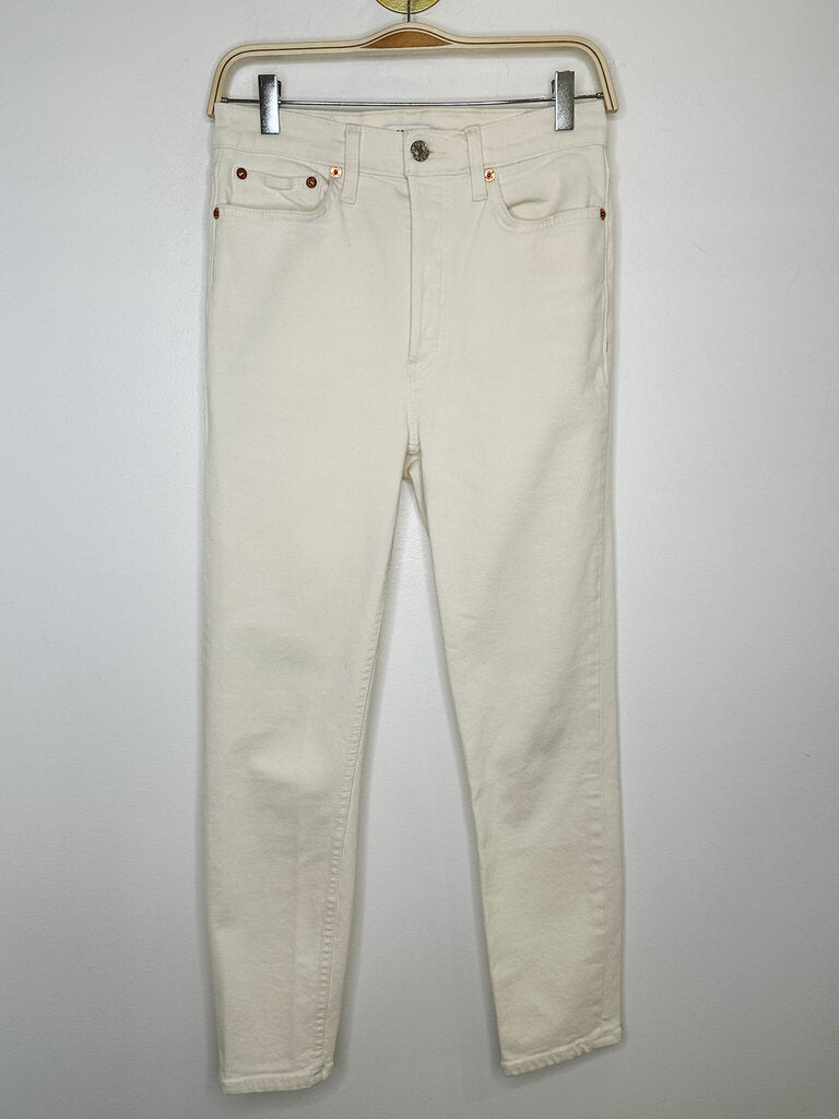High Rise Slim Straight