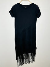 Load image into Gallery viewer, Fringed T-Shirt Dress

