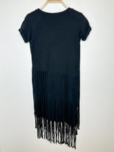 Load image into Gallery viewer, Fringed T-Shirt Dress
