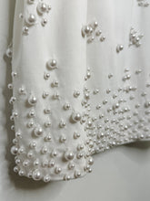 Load image into Gallery viewer, Strappy Mini Dress with Pearls (NWT, orig. $398)
