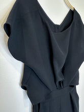 Load image into Gallery viewer, Short Sleeve Jumpsuit with Open Back Waist
