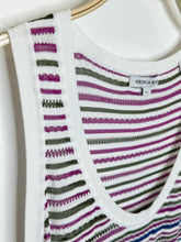 Load image into Gallery viewer, Striped Knit Scoop Neck Tank
