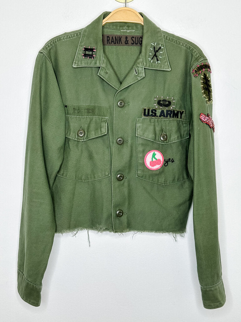 Embellished Army Jacket (orig. ~$320)