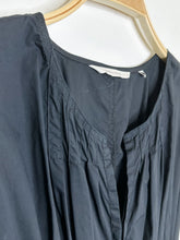 Load image into Gallery viewer, Cotton Poplin Cap Sleeve Mini Dress with Pleats
