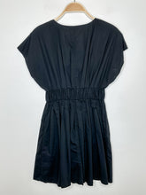Load image into Gallery viewer, Cotton Poplin Cap Sleeve Mini Dress with Pleats
