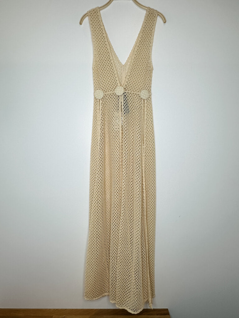 Uyi Cotton Crochet Maxi Dress (NWT, orig. $400)