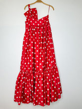 Load image into Gallery viewer, Sally Bow Polka Dot Maxi Dress (NWT)
