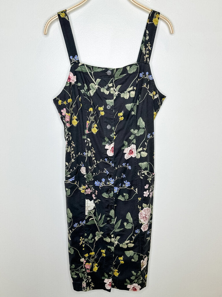 Floral Sleeveless Button Front Midi Dress (NWT, orig. $155)