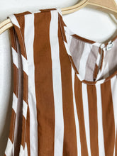 Load image into Gallery viewer, Striped Cotton Tiered Sleeveless Dress (orig. ~$368)
