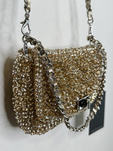 Load image into Gallery viewer, Metallic Woven Handbag with Detachable Shoulder Strap (NWT, orig. ~$400)
