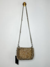 Load image into Gallery viewer, Metallic Woven Handbag with Detachable Shoulder Strap (NWT, orig. ~$400)

