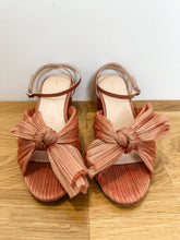Load image into Gallery viewer, Dahlia Pleated Bow Heel (with box, orig. $350)
