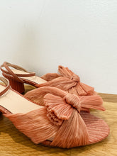 Load image into Gallery viewer, Dahlia Pleated Bow Heel (with box, orig. $350)
