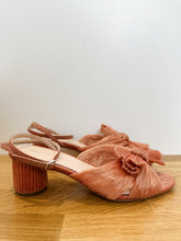 Load image into Gallery viewer, Dahlia Pleated Bow Heel (with box, orig. $350)
