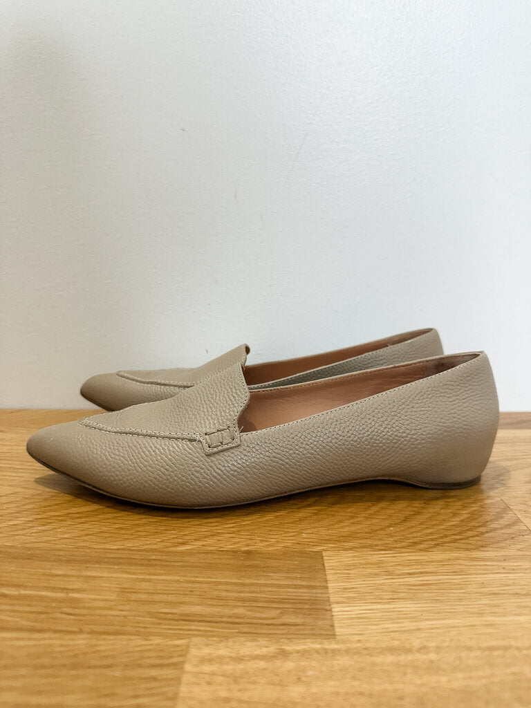 Pointed Toe Leather Flats (orig. $298)