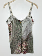 Load image into Gallery viewer, Multi Print Silk Camisole with Lace Trim (orig. ~$400)
