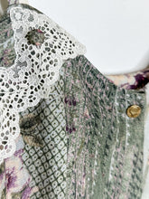 Load image into Gallery viewer, Multi Print Silk Camisole with Lace Trim (orig. ~$400)
