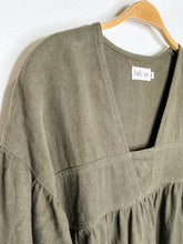 Load image into Gallery viewer, Linen Paysanne Mini Dress (orig. $225)
