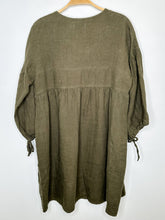 Load image into Gallery viewer, Linen Paysanne Mini Dress (orig. $225)
