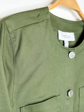 Load image into Gallery viewer, Collarless Cropped Jacket (NWT, orig. $275)
