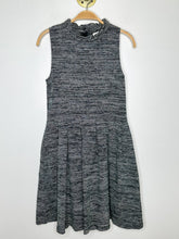 Load image into Gallery viewer, Sleeveless Knit Dress with Box Pleat Skirt + Ruffled Neckline
