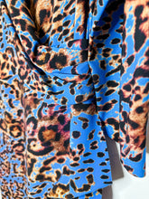 Load image into Gallery viewer, Leopard Print Cross Front Dress with Neoprene Skirt (orig. ~$750)
