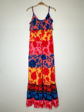 Load image into Gallery viewer, Floral Tiered Strappy Maxi Dress
