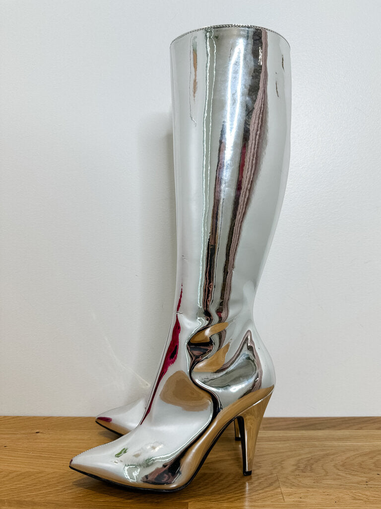 Pointed Toe Knee Boots (NEW with box, orig. $995)