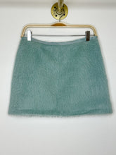 Load image into Gallery viewer, Furry Mini Skirt with Ribbon Trim (NWT, orig. $325)
