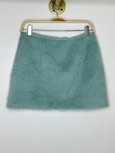 Load image into Gallery viewer, Furry Mini Skirt with Ribbon Trim (NWT, orig. $325)

