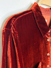 Load image into Gallery viewer, Velvet Long Sleeve Button Up Shirt (NWT, orig. $128)
