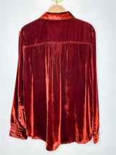 Load image into Gallery viewer, Velvet Long Sleeve Button Up Shirt (NWT, orig. $128)
