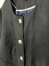Load image into Gallery viewer, Linen Blend Louisa Lady Collarless Cropped Jacket (NWT)
