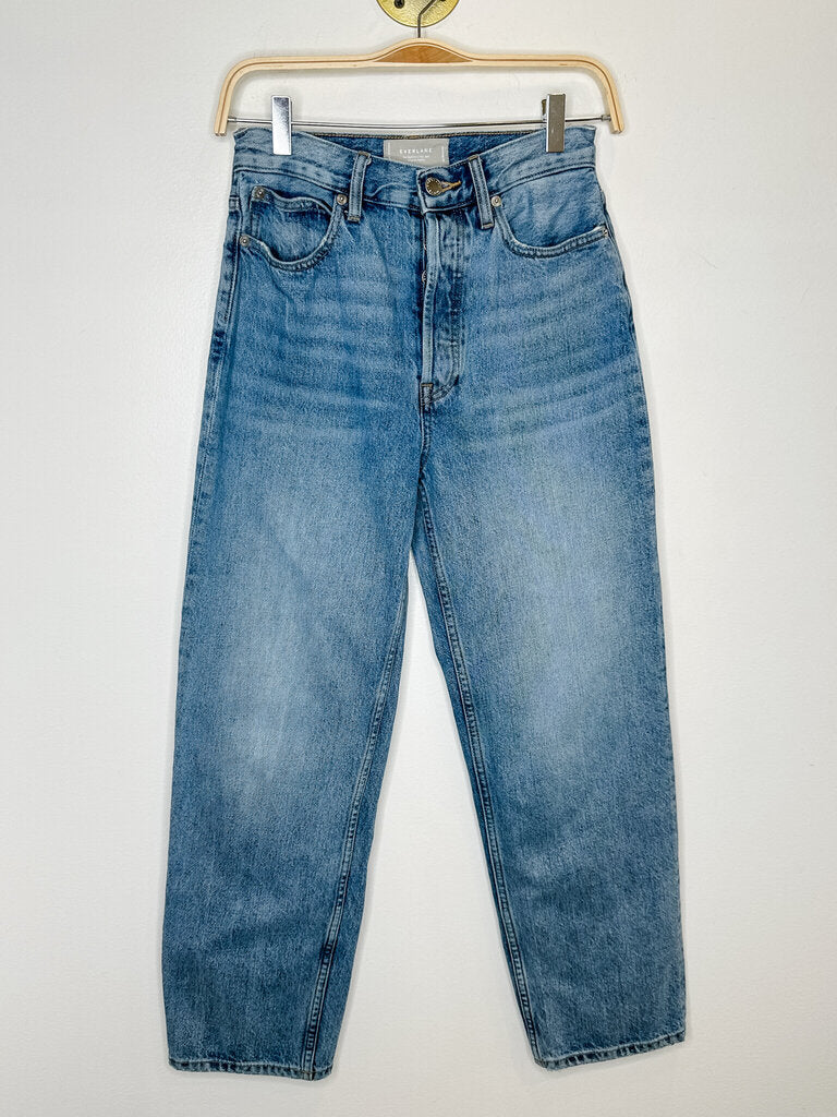 High Rise Straight Wide Leg