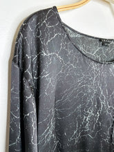Load image into Gallery viewer, Marbled Silk Long Sleeve Shift Dress
