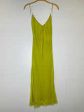 Load image into Gallery viewer, Double Layer Silk Bias Cut Dress with Tiny Rhinestones (NWT)
