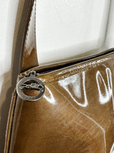 Load image into Gallery viewer, Patent Leather Roseau Bamboo-Toggle Crossbody Bag
