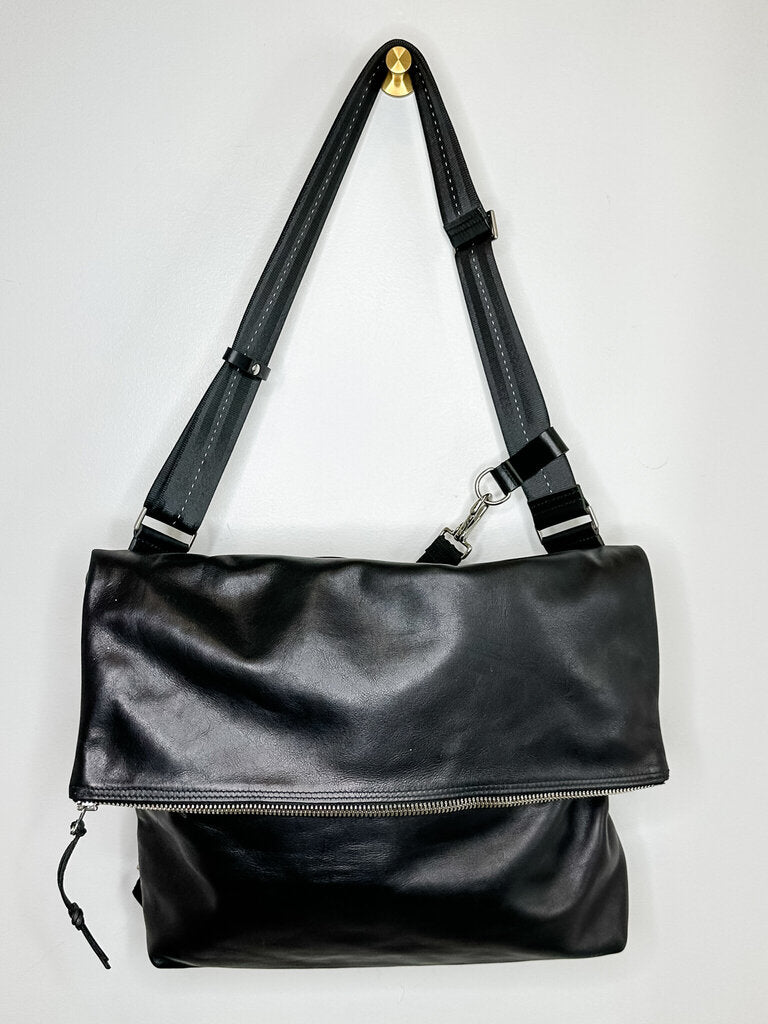 Deerskin + Olive Leather Moscow Flap Bag (orig. $1157)