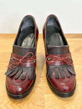 Load image into Gallery viewer, Block Heel Leather Loafers (orig. $189)
