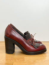 Load image into Gallery viewer, Block Heel Leather Loafers (orig. $189)
