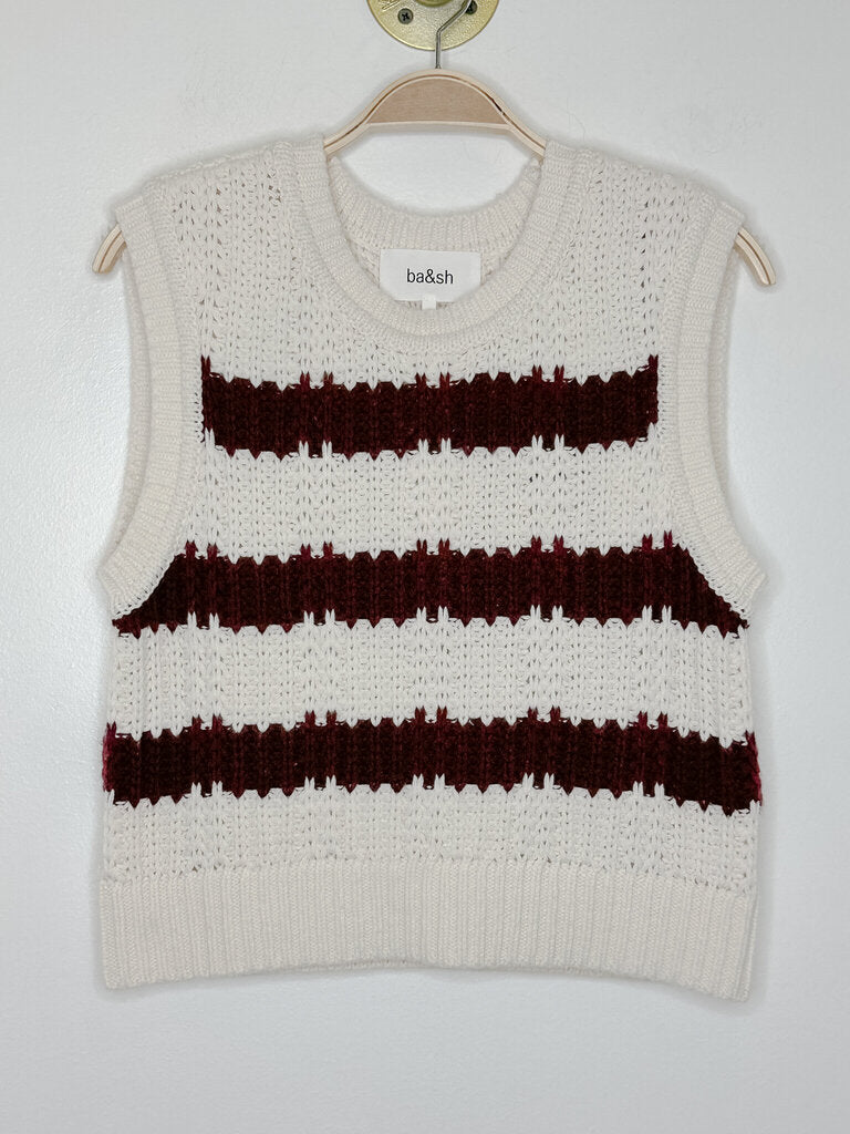 Cotton + Wool Blend Striped Soju Jumper (NWT, orig. $260)