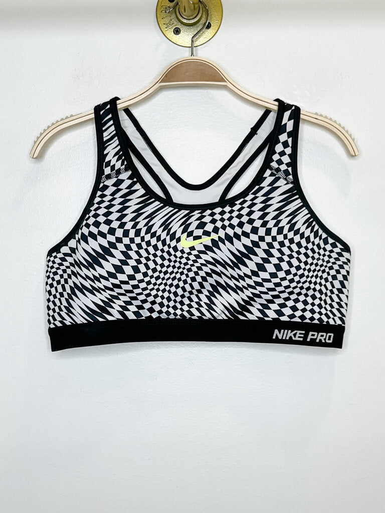 Checked Sports Bra
