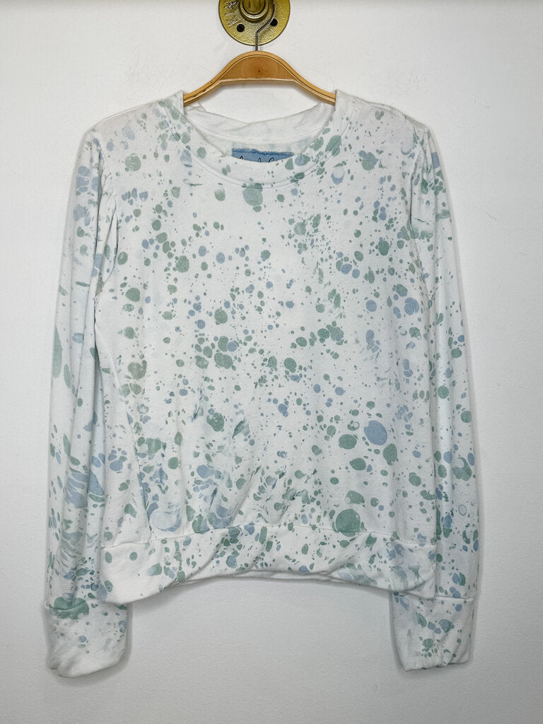 Dye Splattered Sweatshirt (orig. $195)