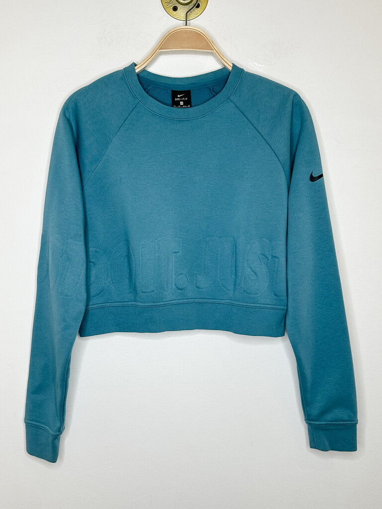 Cropped Pullover Sweatshirt