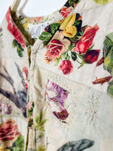 Load image into Gallery viewer, Quilted Floral + Sparrow Cotton Snap Front Jacket
