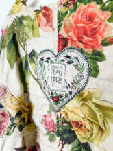 Load image into Gallery viewer, Quilted Floral + Sparrow Cotton Snap Front Jacket
